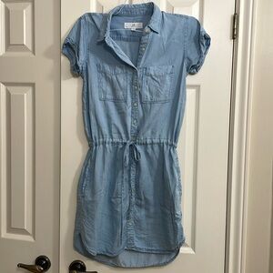 Thread & Supply XS Light Wash Denim Style Dress